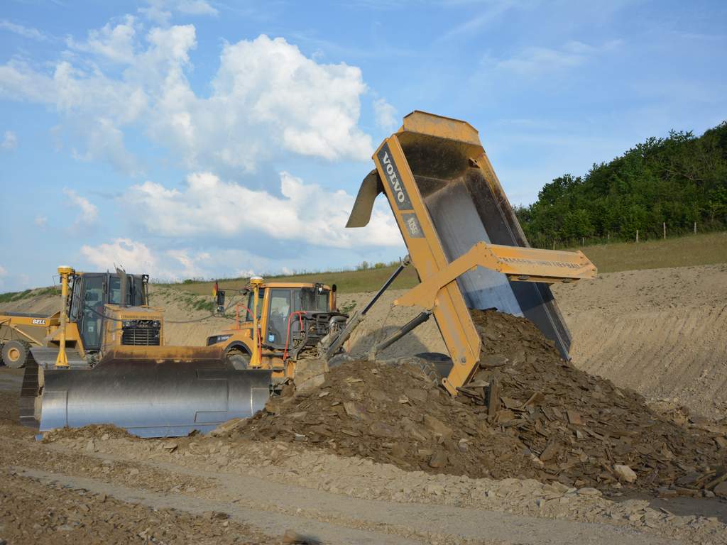 Feinplanie mit Trimble GCS900 für Dozer