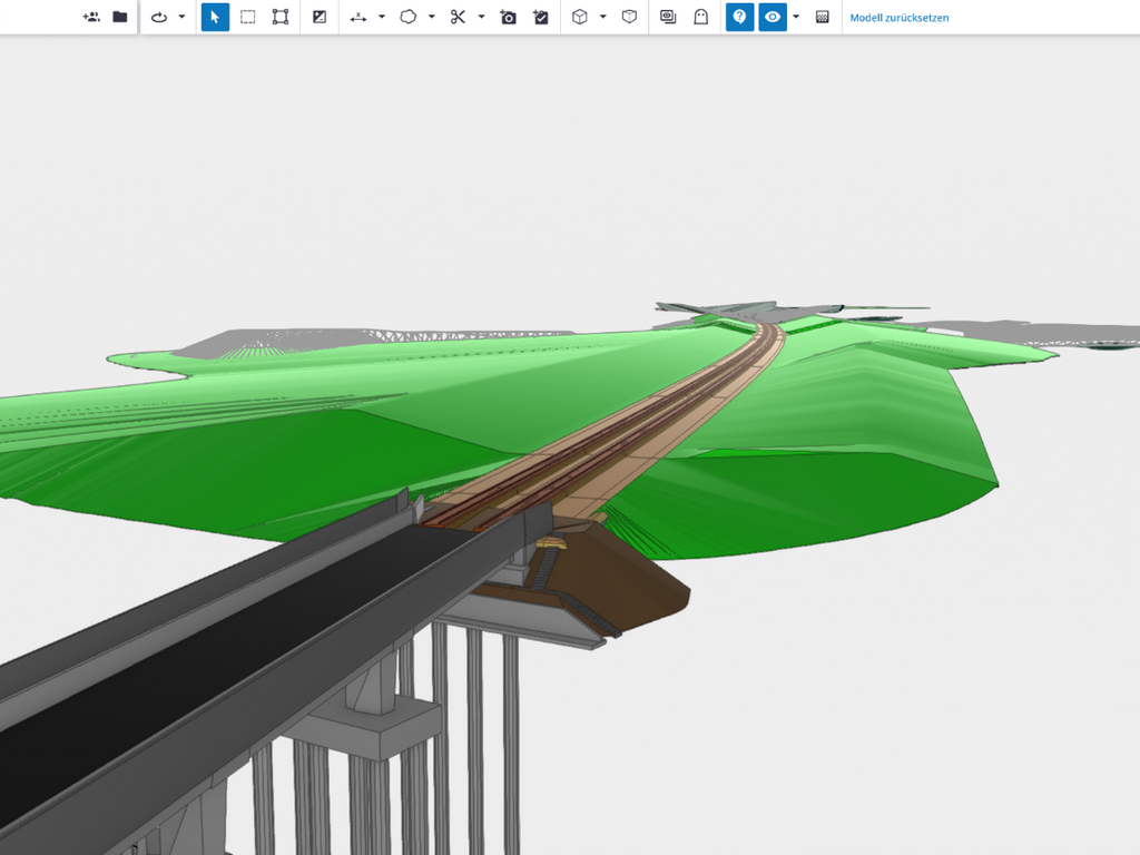 Visualisierung von Modellen im 3D-Viewer von Trimble Connect