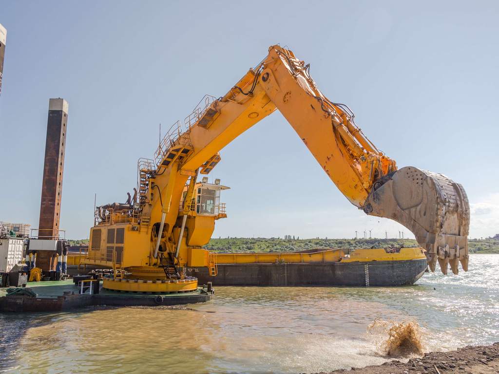 Trimble Marine Construction für Hydraulikbagger