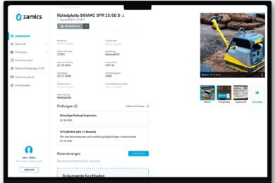 SITECH  startet Zusammenarbeit mit zamics für Geräte- und Prüfmanagement