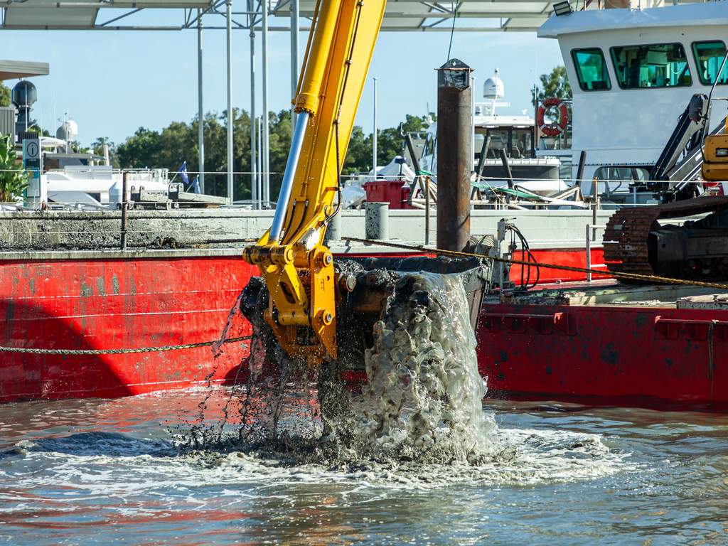Trimble Marine Construction für Hydraulikbagger