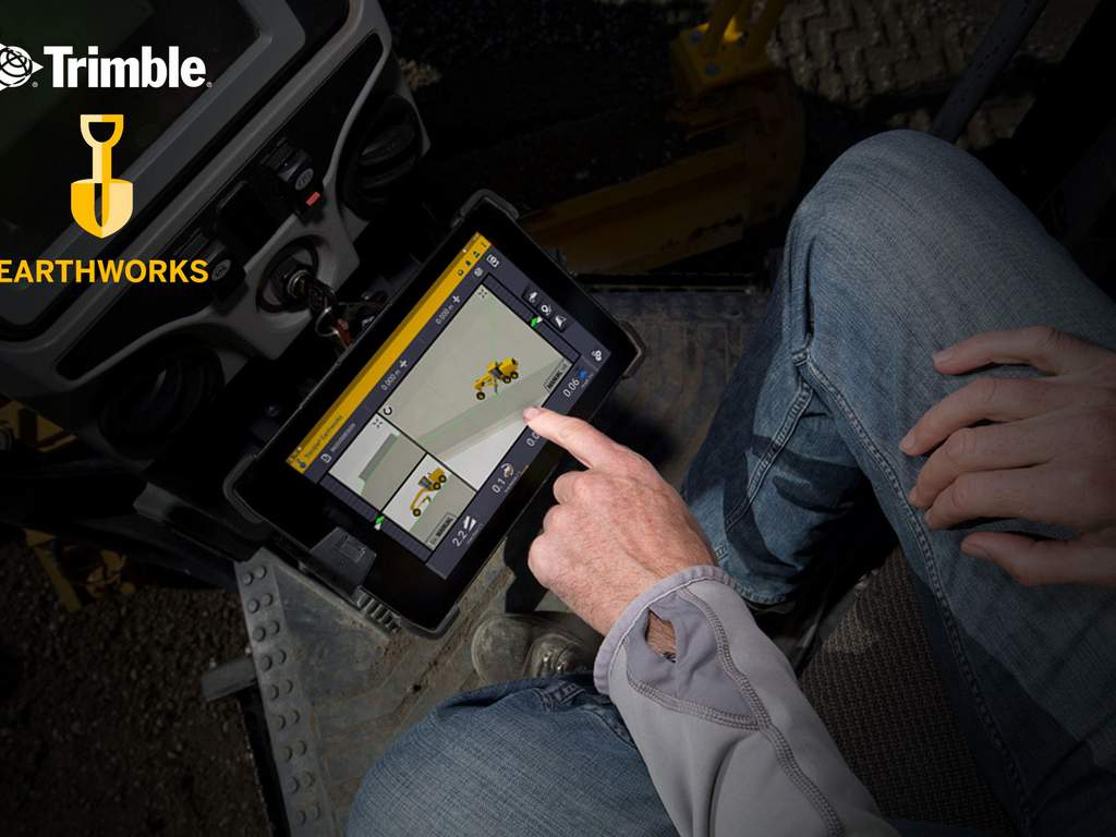 Trimble Earthworks für Grader