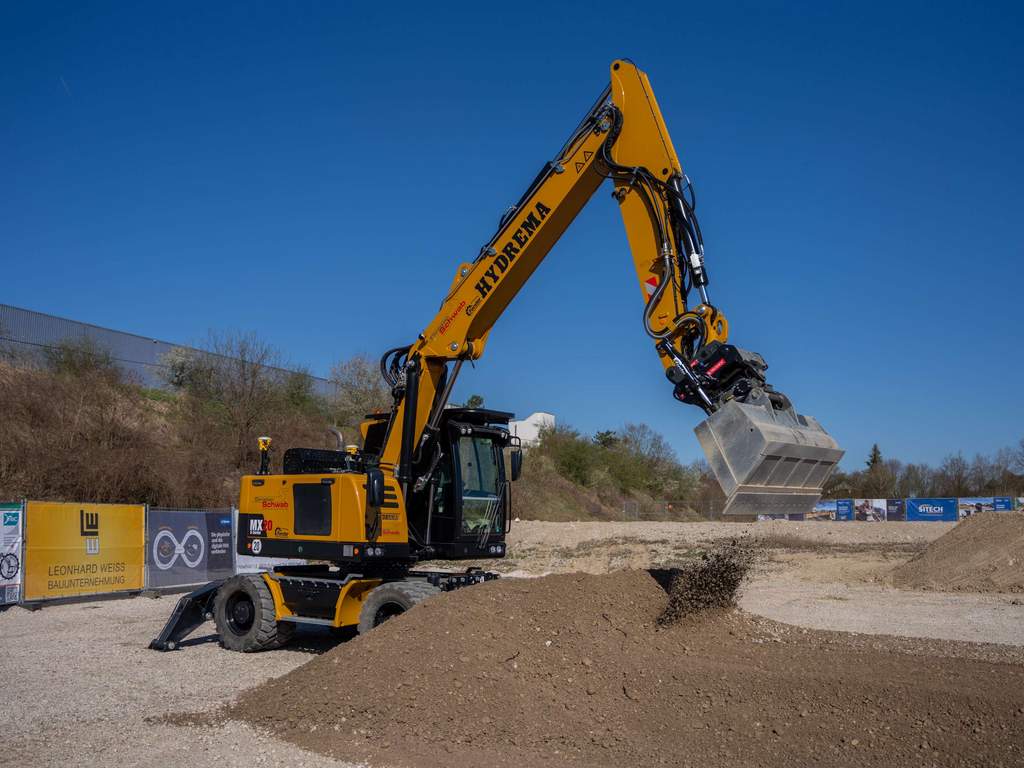 Das System wurde von SITECH das erste Mal zur Bauma 2025 im praktischen Einsatz präsentiert