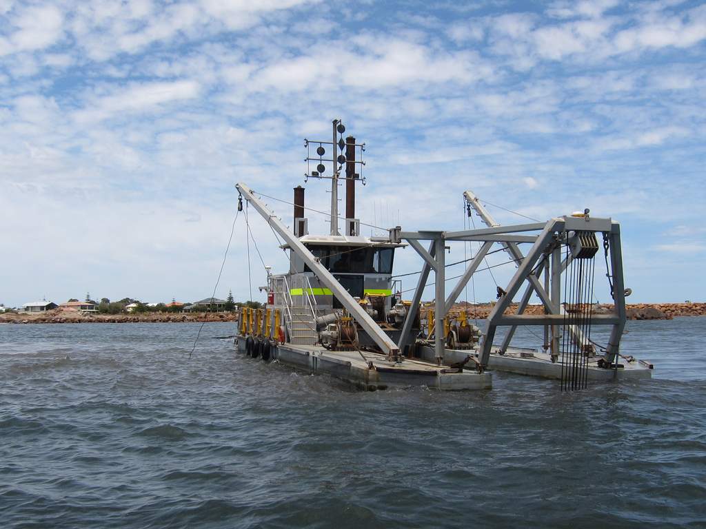 Trimble Marine Construction System für Saugbagger