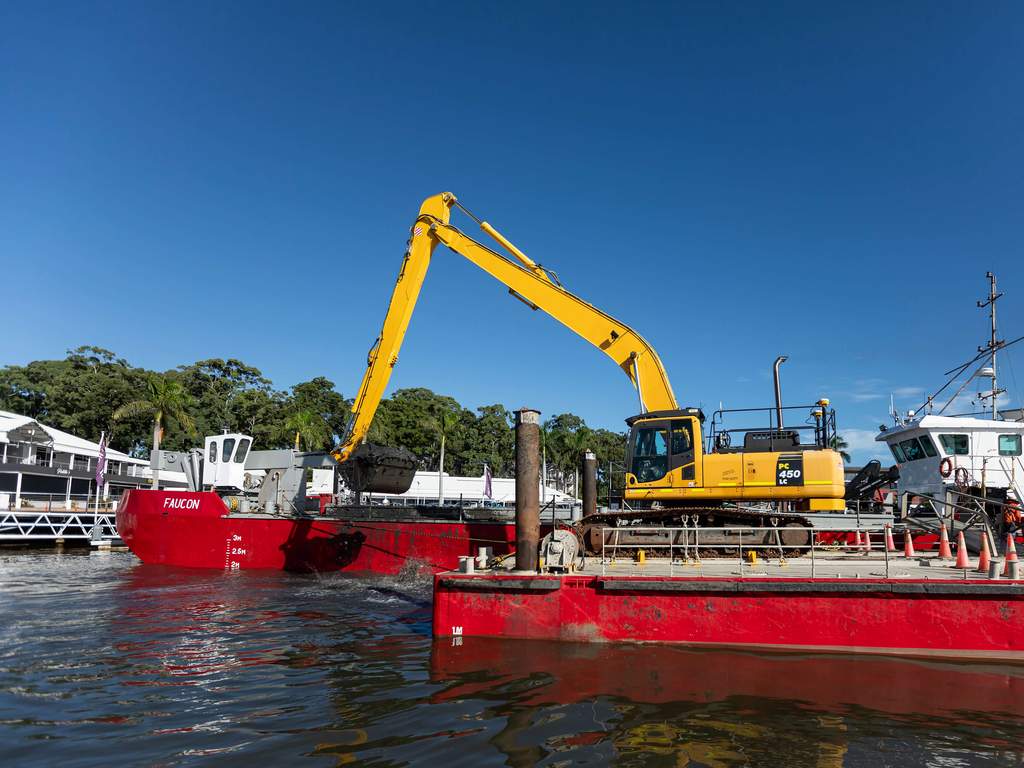 Trimble Marine Construction für Hydraulikbagger