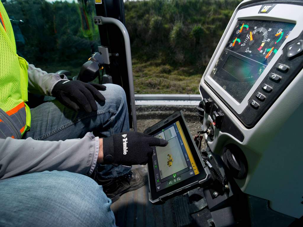 Trimble Earthworks für Grader