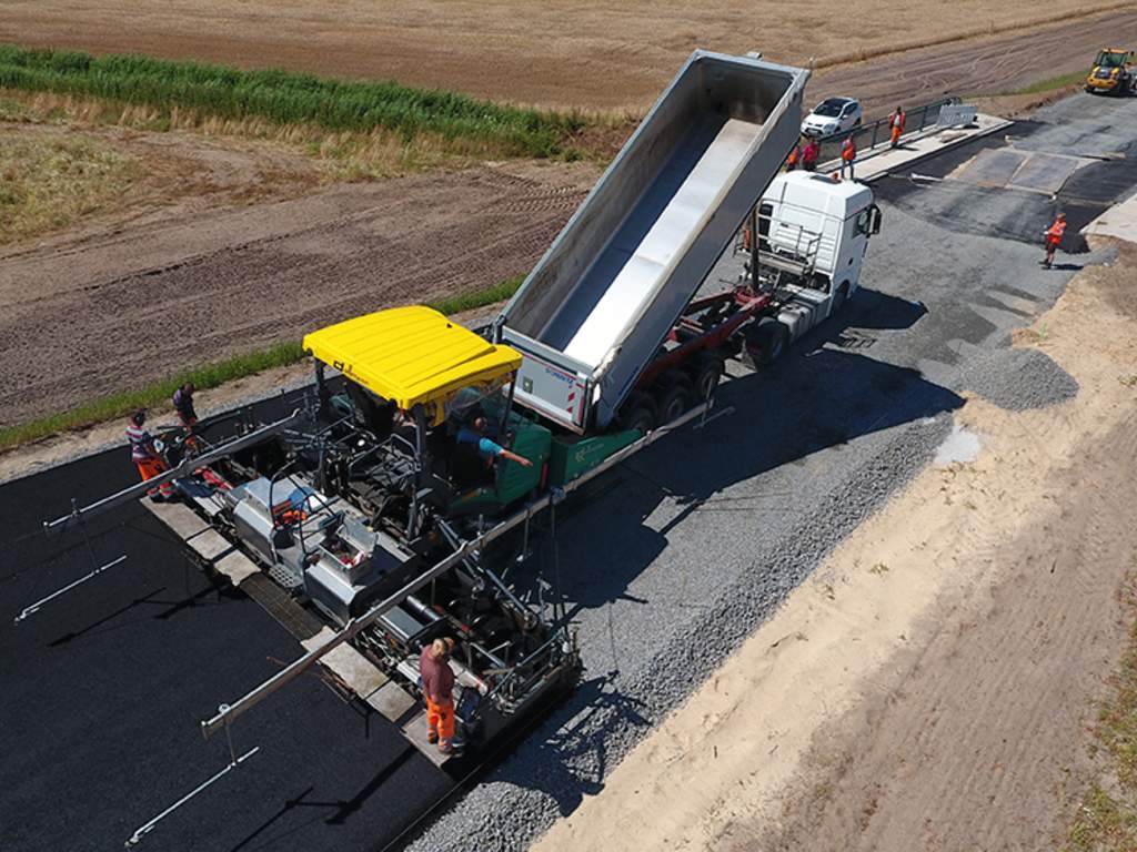 Asphaltdecke nach aktualisiertem DGM