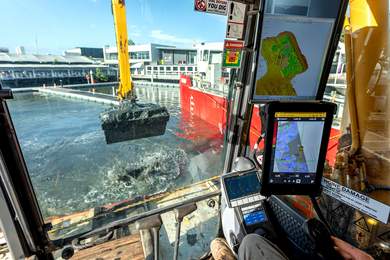 Neu: Wasserbau mit dem Trimble Marine Construction System