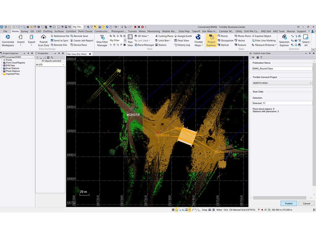 Neue Funktionen in Trimble Business Center Version 2025.10