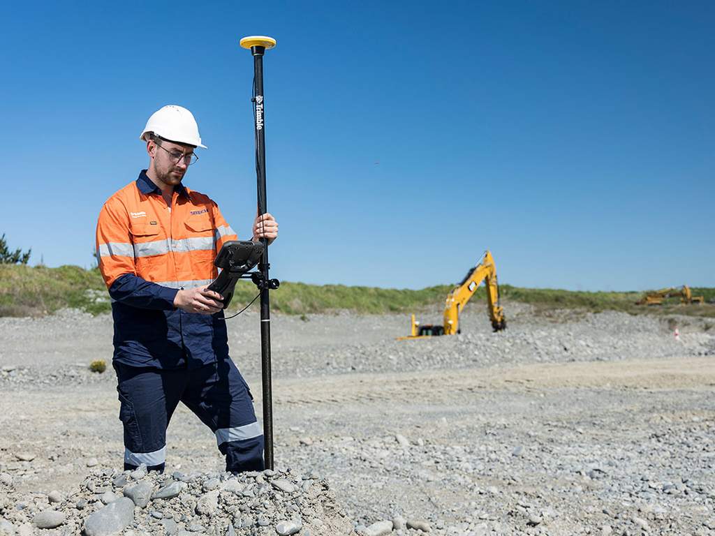 Präzise Positionsdaten mit dem Trimble Siteworks Abonnement