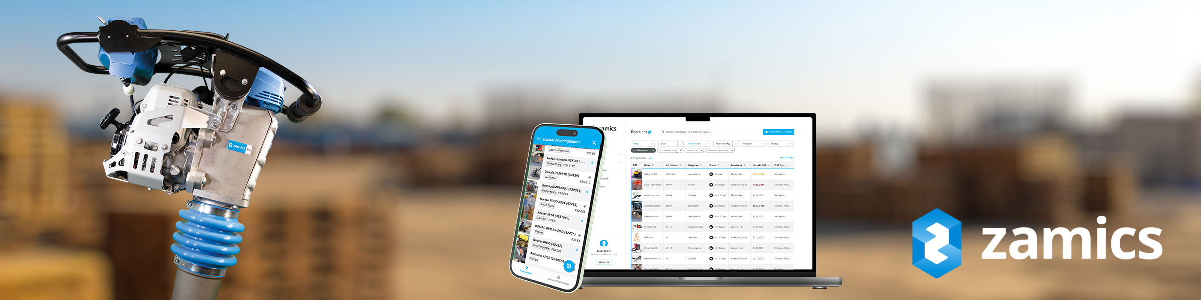 >Geräte- & Prüfmanagement in einem System