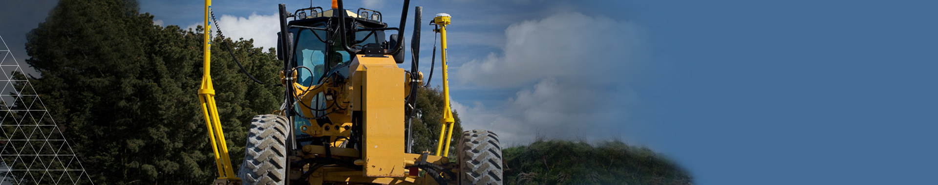 >Trimble Earthworks Grader